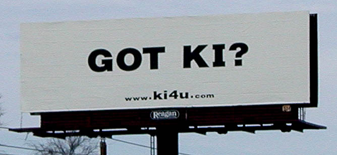 Our 'Got KI' billboard by the Austin airport