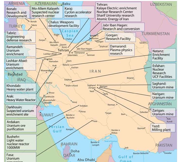 Iran nuclear facilities